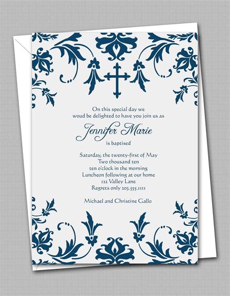 Free Printable Confirmation Invitation Templates