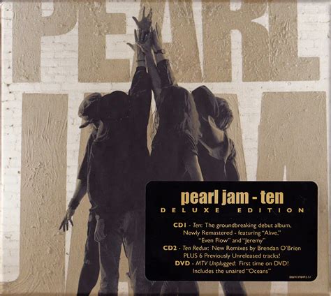 Pearl Jam - Ten (1991) 2CD + DVD5 (MTV Unplugged), Redux Deluxe Edition ...