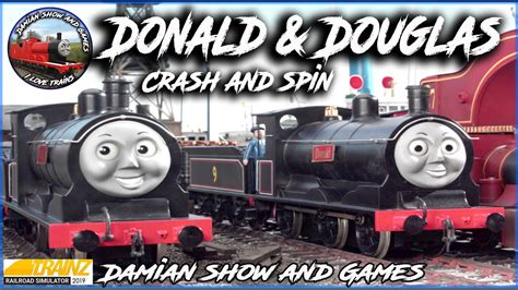 Trainz Donald and Douglas crashing and shaking with the twins models ...