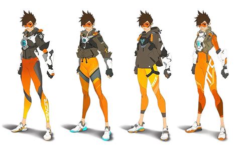 Tracer Concept Art - Overwatch 2 Art Gallery Game Character Design ...