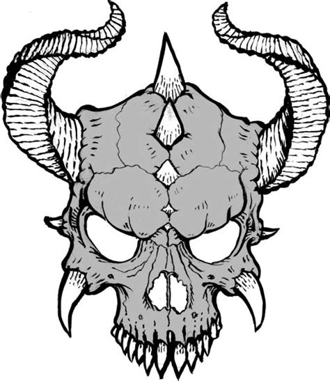 Cool Skull Drawing | Free Download Clip Art | Free Clip Art | on ...