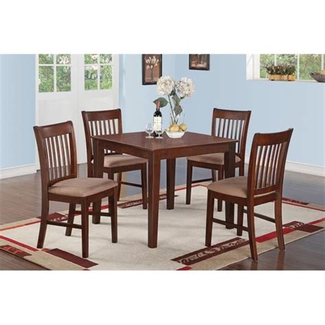 3 Piece Small Kitchen Table Set-Square Table and 2 Kitchen Dining ...