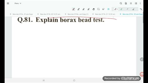 explain borax bead test - YouTube