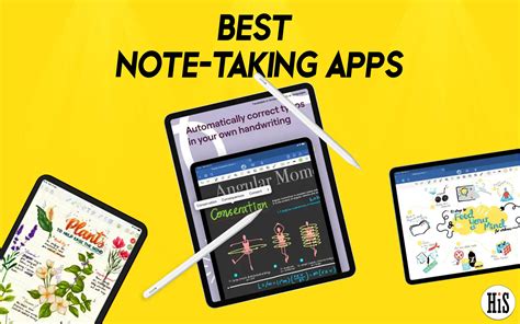 Best Note Taking Apps for Apple Pencil and iPad Pro