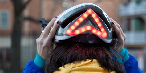 Innovative bike helmet illuminates turn signals to protect riders ...