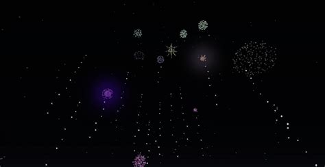 Firework show Minecraft Map