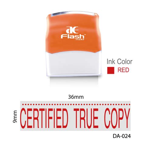 Certified True Copy | Stock Stamp | AE Stamp Singapore – A E Stamp ...