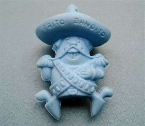 1968 FRITO BANDITO Advertising Figural Pencil eraser FRITO LAY Blue ...