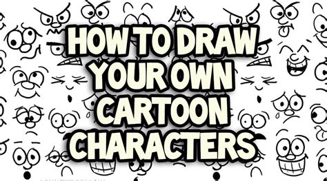 How to draw cartoon characters