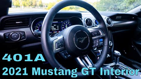 2021 MUSTANG GT PREMIUM | Interior Overview - YouTube