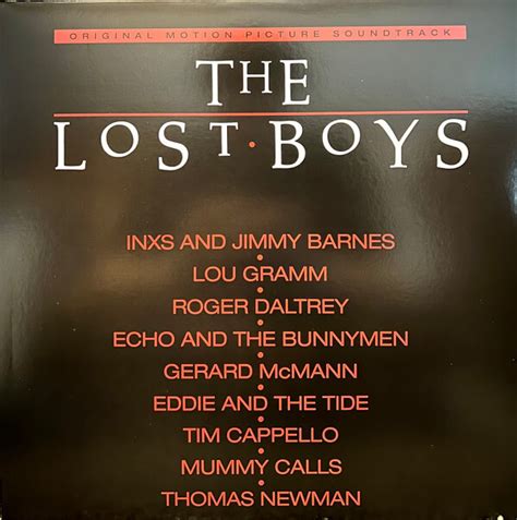 Various The Lost Boys (Original Motion Picture Soundtrack) Vinyl LP ...