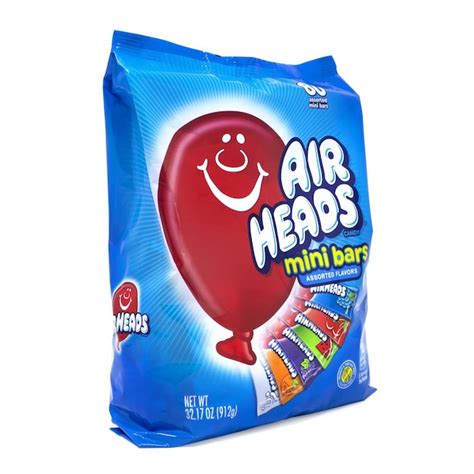 Airheads Mini Airheads Taffy Bars, 80 Count - Assorted Flavors ...