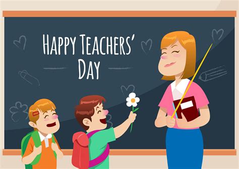 Happy Teachers Day 206155 Vector Art at Vecteezy