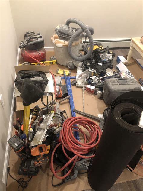 Apartment remodeling tools. 2 guys worth of tools. : r/Tools