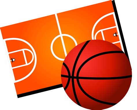 Basketball Court Clipart Transparent PNG Hd, Sports Activity - Clip Art ...