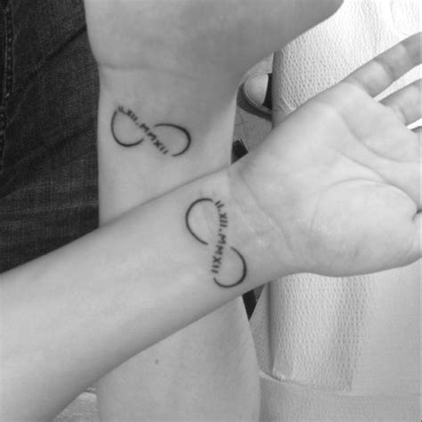 Matching Tattoos For Couples Infinity