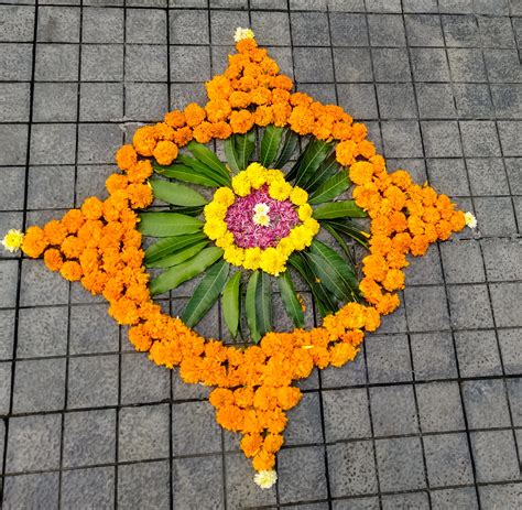 Flower Rangoli ideas Rangoli designs to add pop and colour to your ...