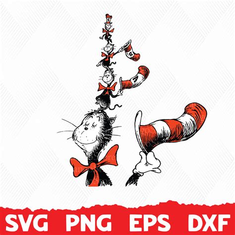 Dr Seuss Svg, Dr. Seuss Cat In The Hat Svg Clipart, Dr Suess | Inspire ...