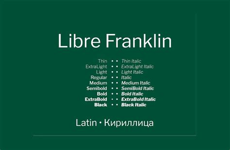 Libre Franklin Font - Fonts Hut