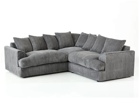 Grey Fabric Corner Sofa Next | Baci Living Room