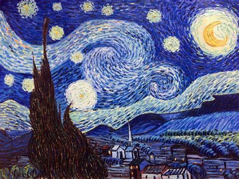 Wall Art: Painting Reproduction Van Gogh - Starry Night