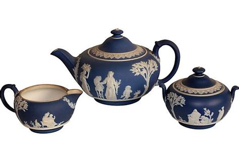 Wedgwood Tea Set, 3 Pcs on OneKingsLane.com | Wedgwood tea, Vintage ...