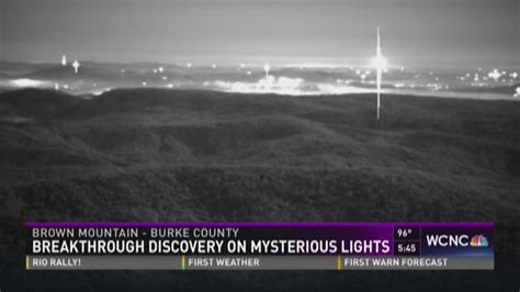 Scientists capture Brown Mountain lights on video | wcnc.com