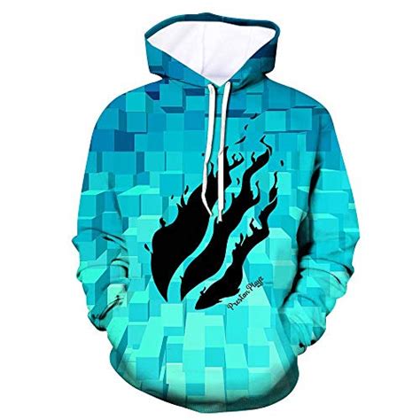 Children 3D Printed Preston Fire Nation Playz Gamer Flame Pullover ...