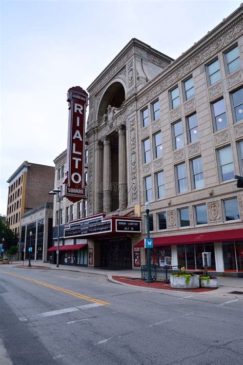 Rialto Square Theater in Joliet, Illinois. Editorial Stock Image ...