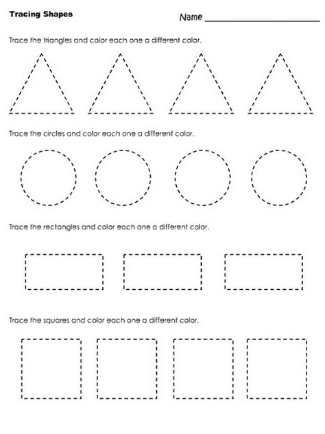 10++ Pre K Shapes Worksheets – Worksheets Decoomo