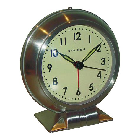 Westclox 90010 Alarm Clock, AA Battery, Steel Case #VORG6969455, 90010