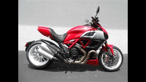 2013 Ducati Diavel Red with White Corse Stripe First Ride Video Gulf ...