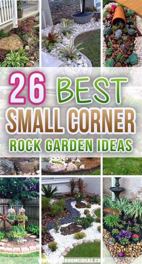 26 Beautiful Small Corner Rock Garden Ideas | Rockery garden, Small ...