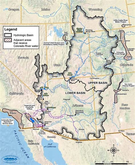 Maps - Colorado River Basin Watersheds | Transmountain Diversions