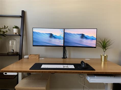 Uplift v2 desk + VIVO dual monitor (2x24” Acer IPS) : r/Workspaces