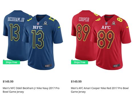 The NFL’s 2017 Pro Bowl jerseys are officially terrible | For The Win