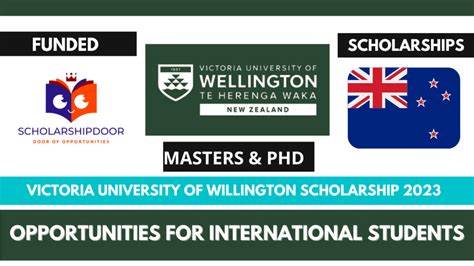 Victoria University of Wellington Scholarship 2023 in New Zealand ...