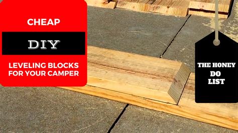 Homemade Rv Leveling Blocks / DIY RV Leveling Pads - YouTube - Leveling ...