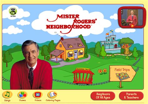 Website: Mister Rogers' Neighborhood — FableVision Studios