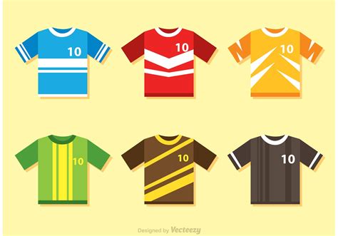 Color Soccer Jersey Vectors 87713 Vector Art at Vecteezy