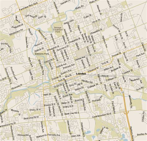 London Map, Ontario - Listings Canada