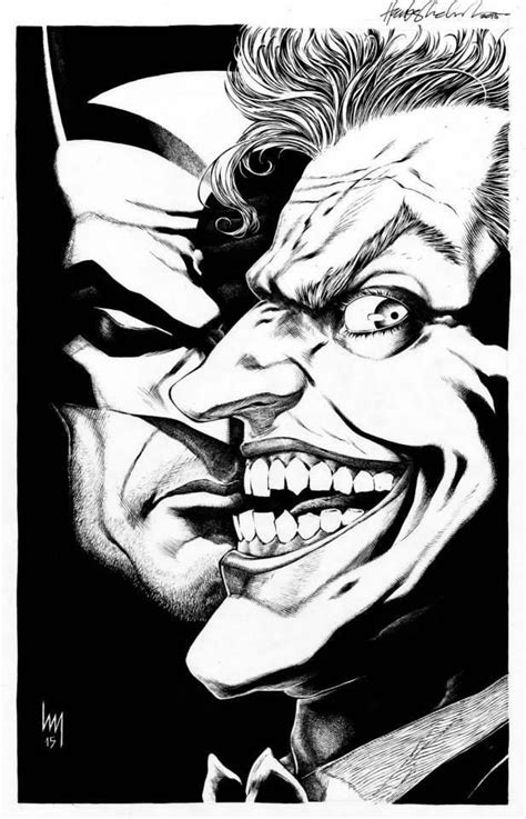 Batman and The Joker by Heubert Khan Michael * | Joker drawings, Batman ...