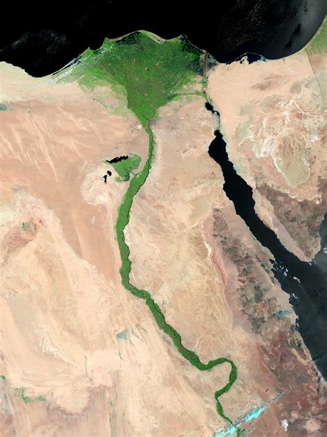 NASA Visible Earth: The Nile Delta, Egypt