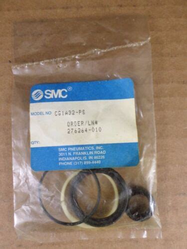 SMC CG1A32-PS 276264-010 Pneumatic Cylinder Seal Kit | eBay