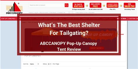 ABCCANOPY Pop-Up Canopy Tent Review: Score or Rip-off? - Simply Tailgating