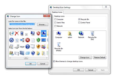 How to customize desktop, folders, and libraries icons in Windows 7