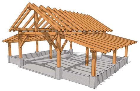 Pavilion Plans - Timber Frame HQ