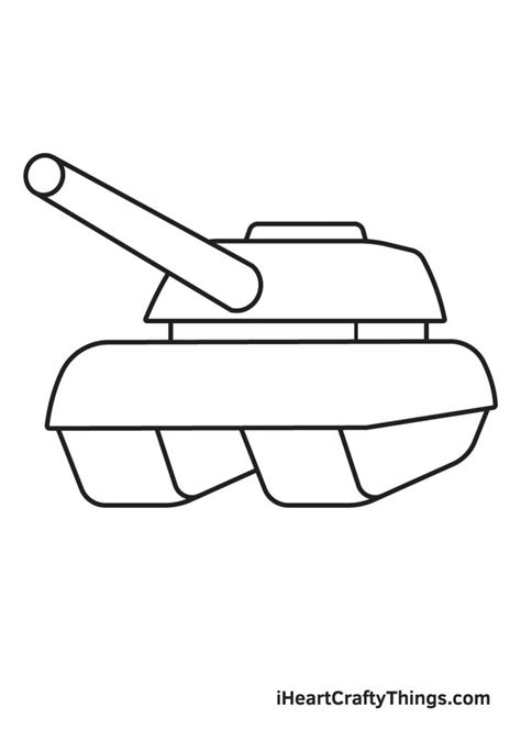 Tank Drawing - How To Draw A Tank Step By Step