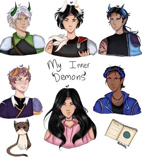 My inner demons fanart | Aphmau, Aphmau characters, Aphmau fan art