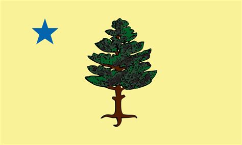 Flag of Maine 1901-1909 : r/vexillology